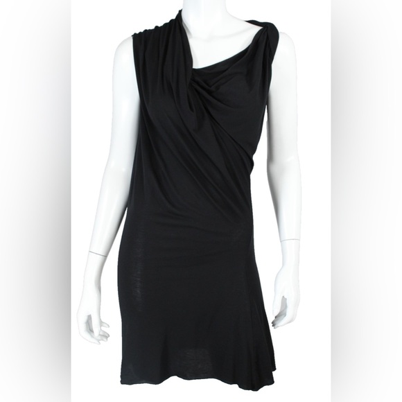 Rick Owens Lilies Black Asymmetric Draped Dress
Size Small - Picture 2 of 5